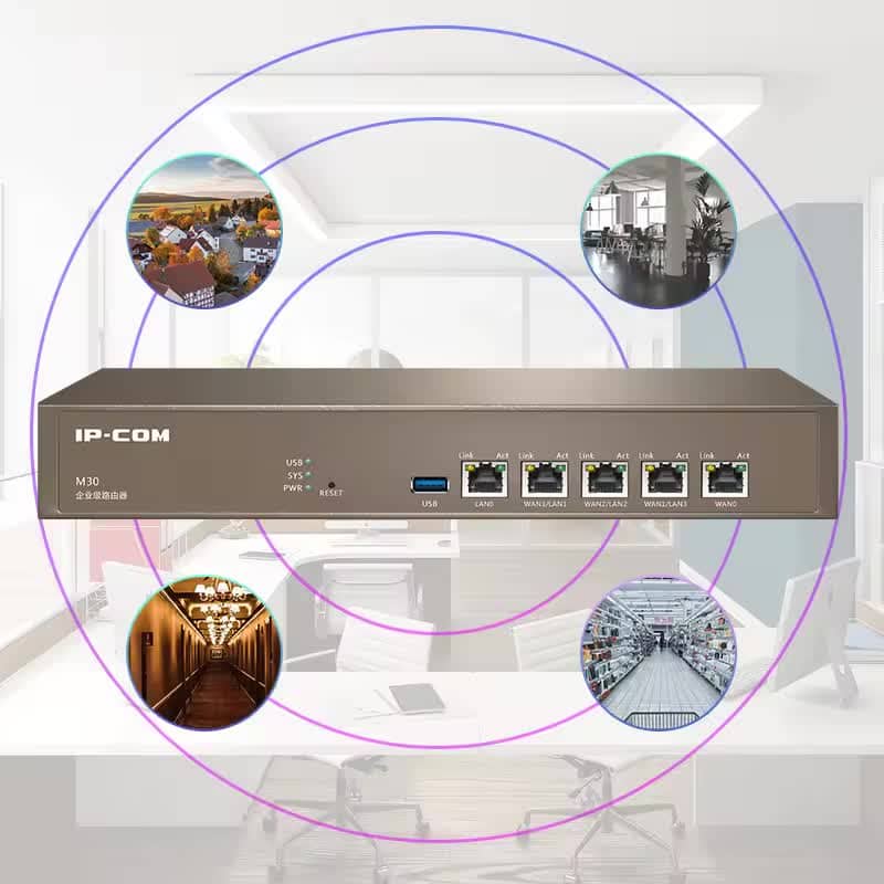 IP-COM M30 Gigabites WiFi Router és AC Vezérlő 1000 Mbps Sebességgel, 4 ...